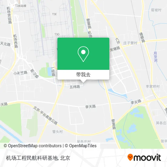 机场工程民航科研基地地图