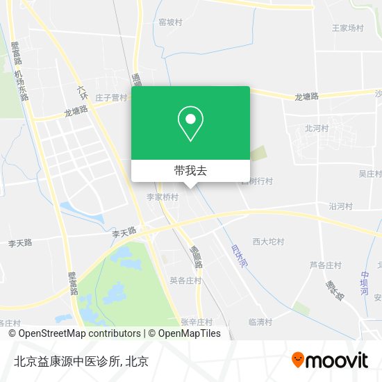 北京益康源中医诊所地图