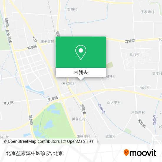 北京益康源中医诊所地图
