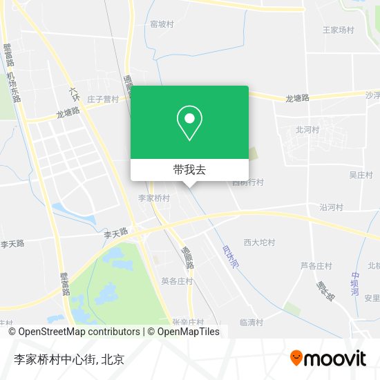 李家桥村中心街地图