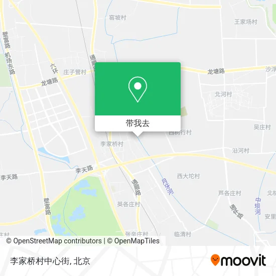 李家桥村中心街地图