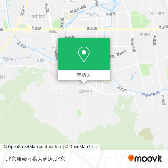 北京康泰万嘉大药房地图