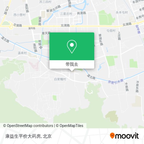 康益生平价大药房地图