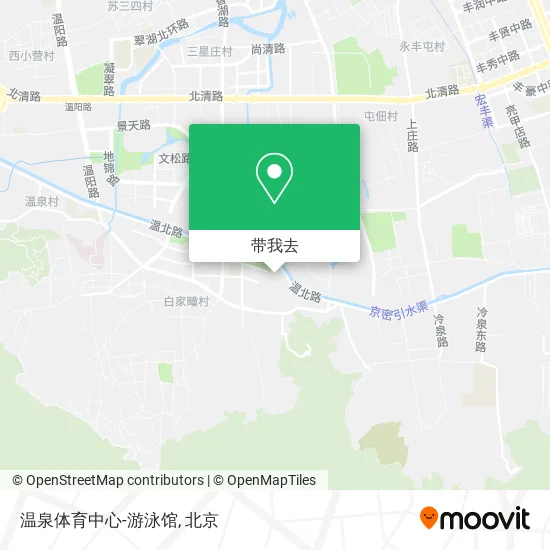 温泉体育中心-游泳馆地图