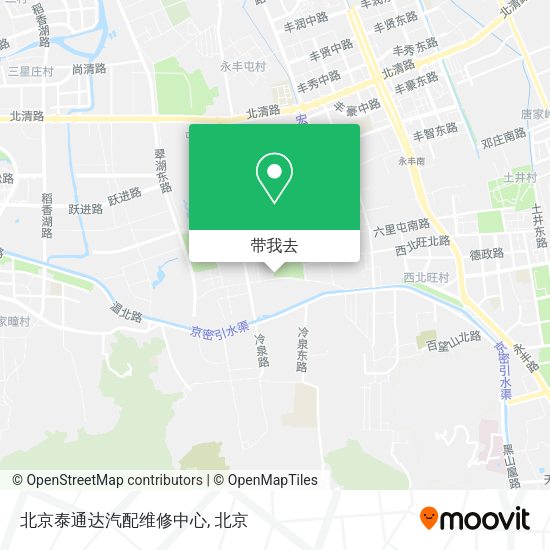 北京泰通达汽配维修中心地图