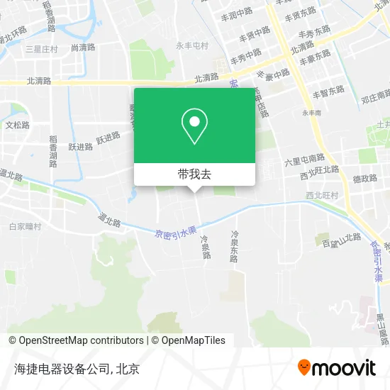 海捷电器设备公司地图