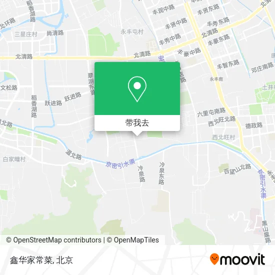 鑫华家常菜地图