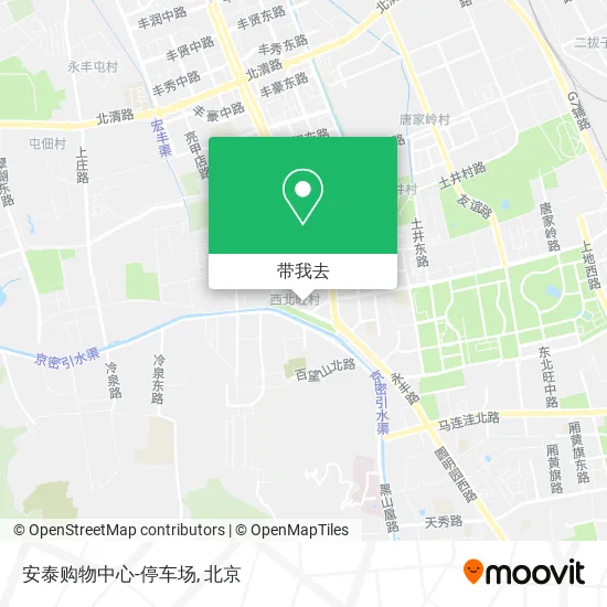 安泰购物中心-停车场地图