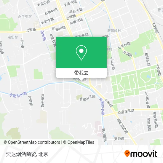 奕达烟酒商贸地图