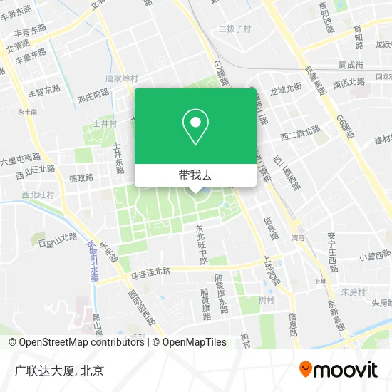 广联达大厦地图