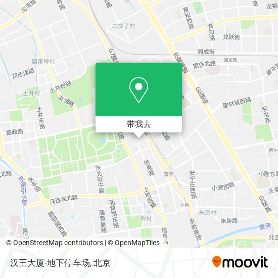 汉王大厦-地下停车场地图