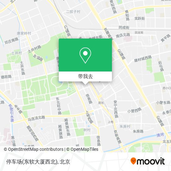停车场(东软大厦西北)地图