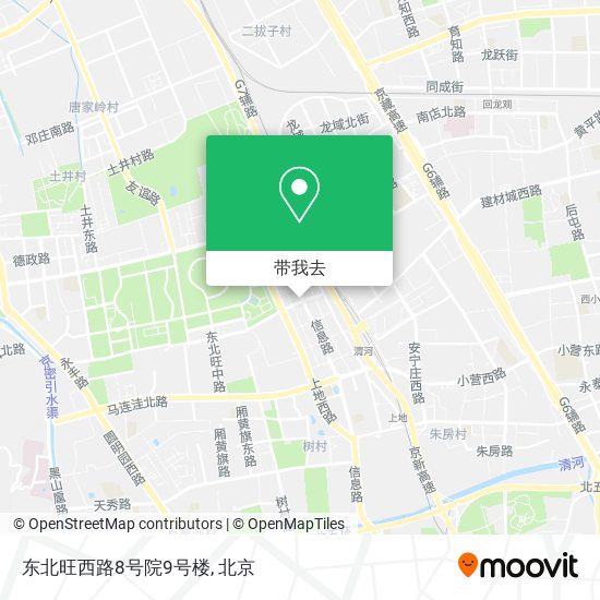 东北旺西路8号院9号楼地图