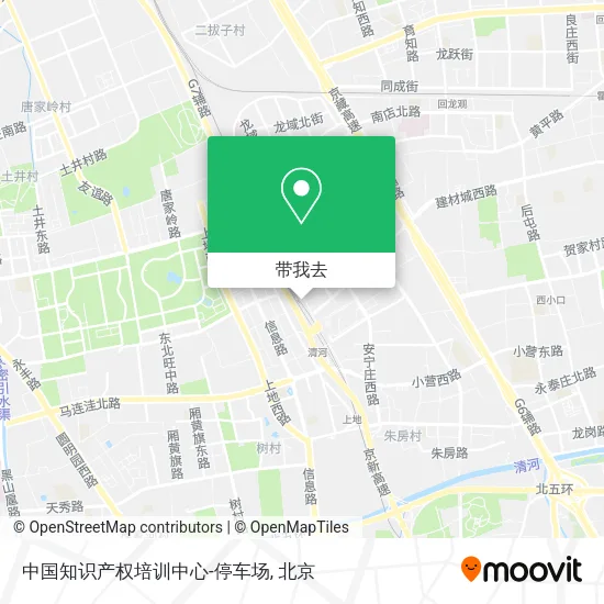中国知识产权培训中心-停车场地图