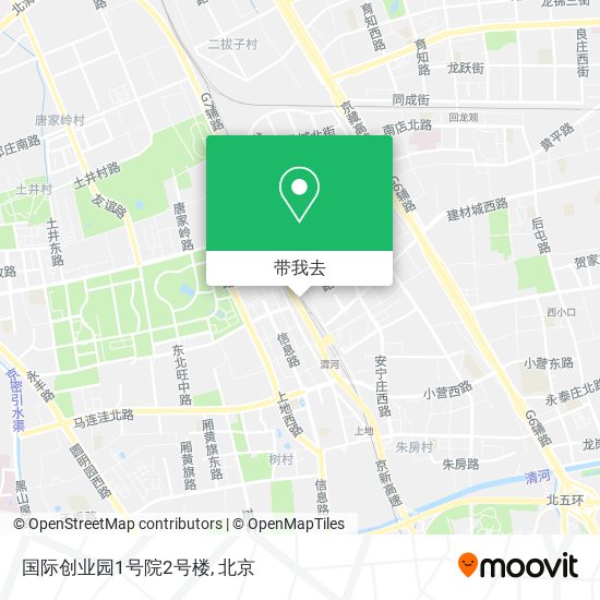 国际创业园1号院2号楼地图