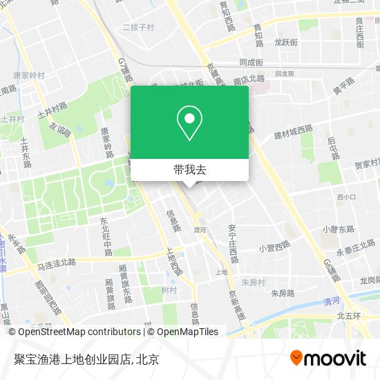 聚宝渔港上地创业园店地图