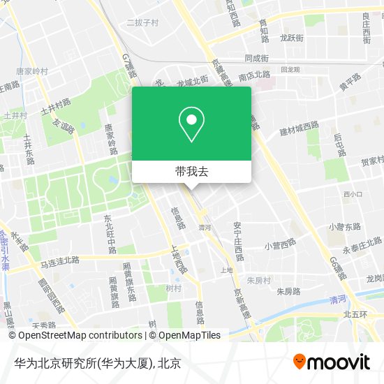 华为北京研究所(华为大厦)地图