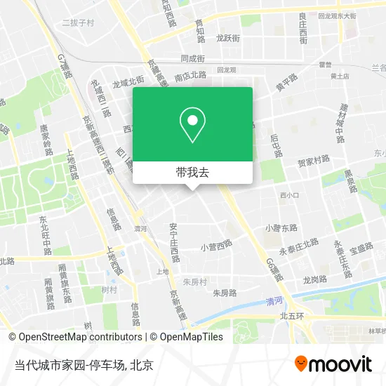 当代城市家园-停车场地图