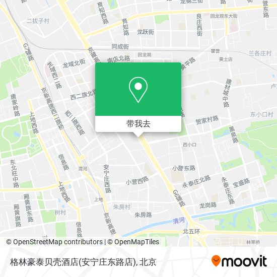 格林豪泰贝壳酒店(安宁庄东路店)地图