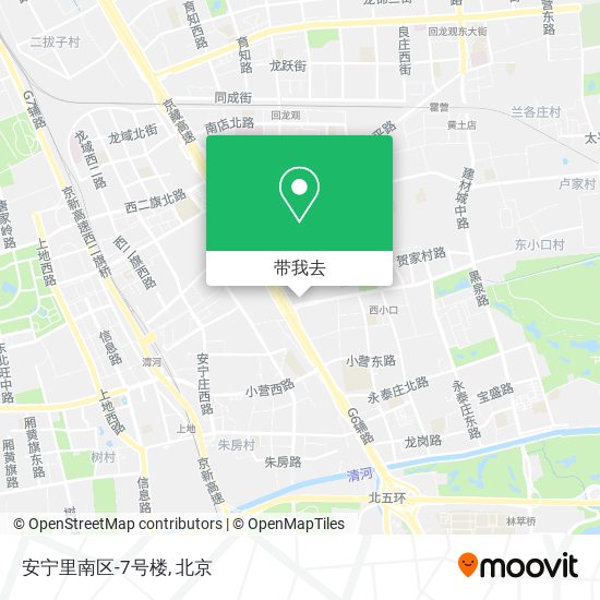 安宁里南区-7号楼地图