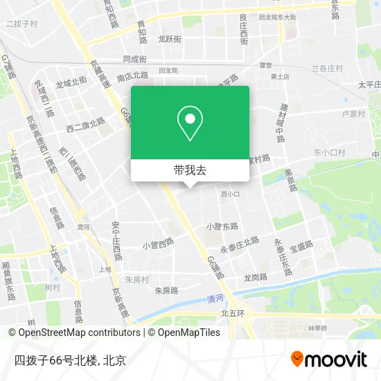 四拨子66号北楼地图