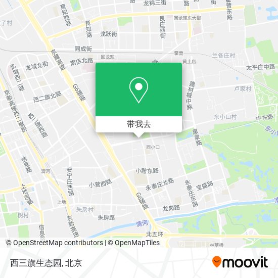 西三旗生态园地图