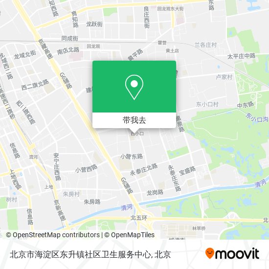 北京市海淀区东升镇社区卫生服务中心地图
