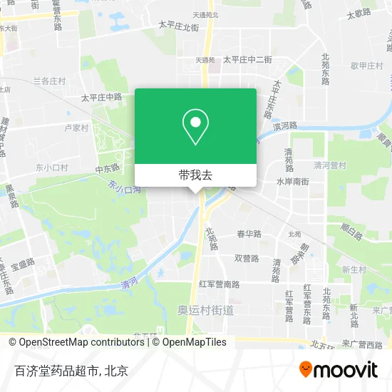 百济堂药品超市地图