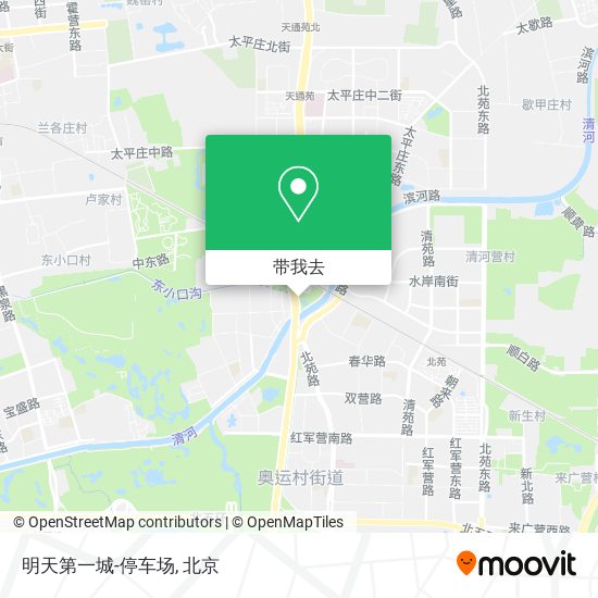 明天第一城-停车场地图