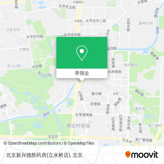 北京新兴德胜药房(立水桥店)地图