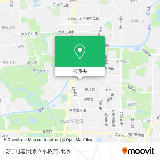 苏宁电器(北京立水桥店)地图