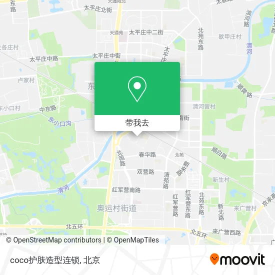 coco护肤造型连锁地图