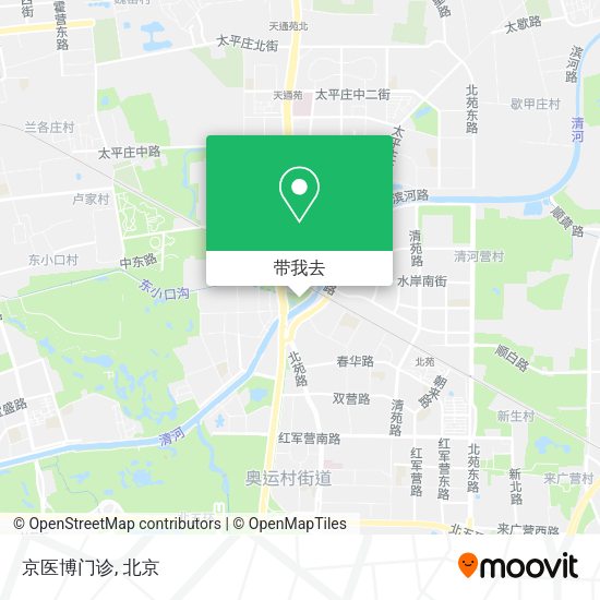 京医博门诊地图