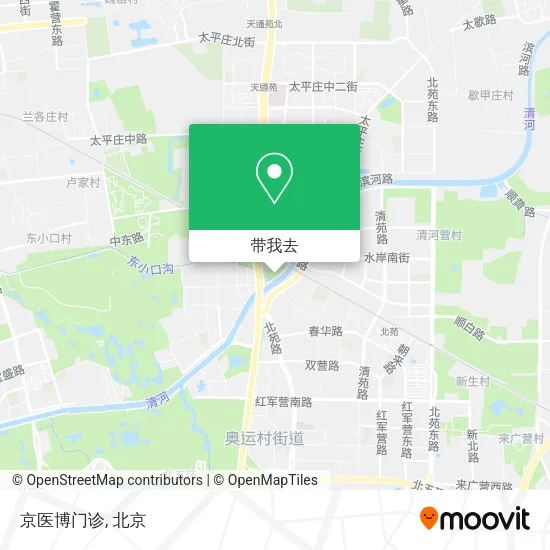 京医博门诊地图