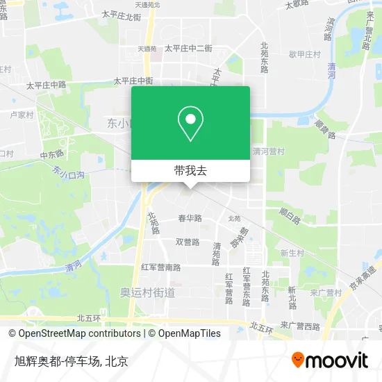 旭辉奥都-停车场地图