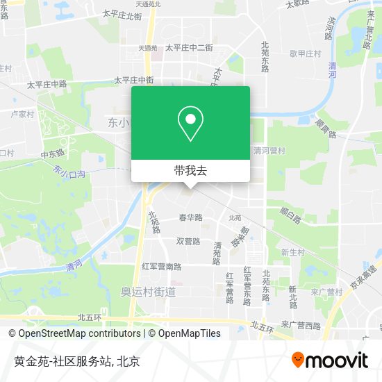 黄金苑-社区服务站地图