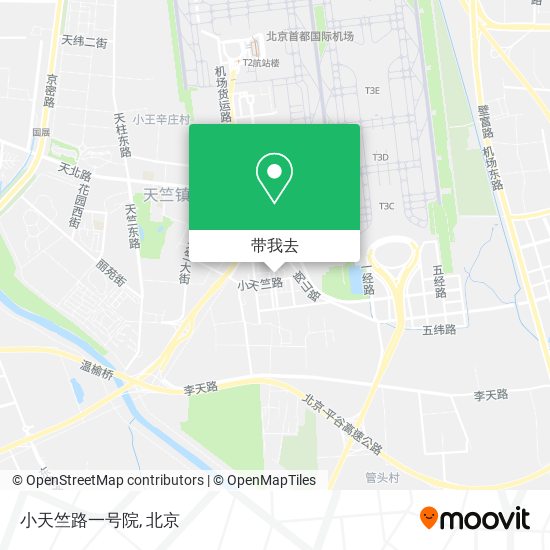 小天竺路一号院地图