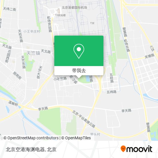 北京空港海渊电器地图