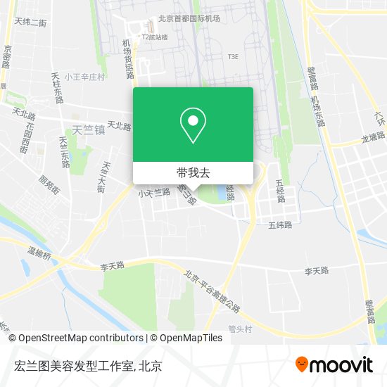 宏兰图美容发型工作室地图