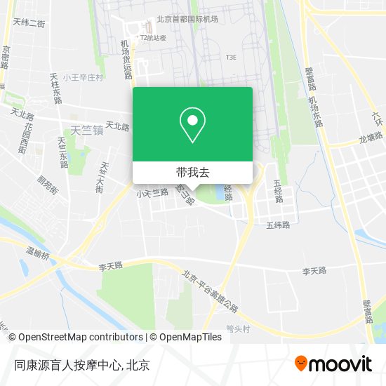 同康源盲人按摩中心地图