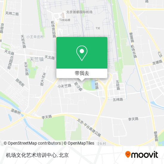 机场文化艺术培训中心地图