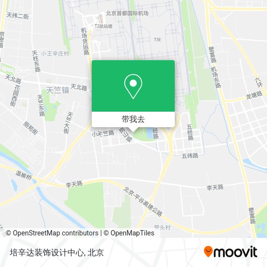 培辛达装饰设计中心地图