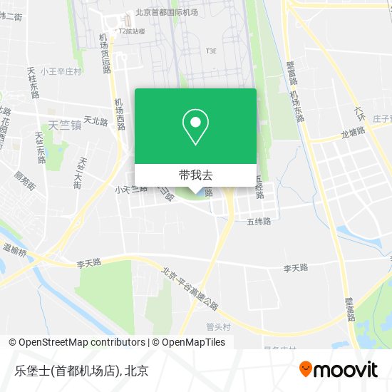 乐堡士(首都机场店)地图