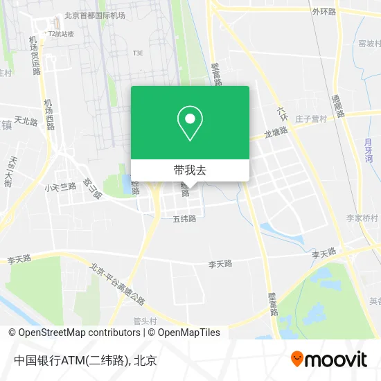 中国银行ATM(二纬路)地图