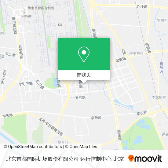 北京首都国际机场股份有限公司-运行控制中心地图