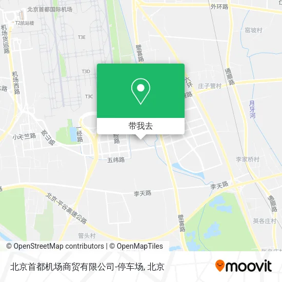 北京首都机场商贸有限公司-停车场地图