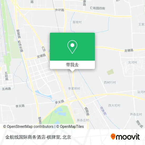 金航线国际商务酒店-棋牌室地图