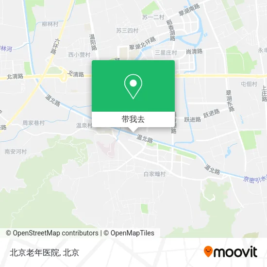 北京老年医院地图