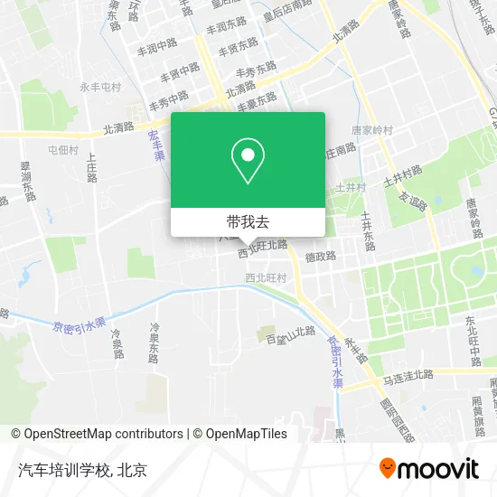 汽车培训学校地图