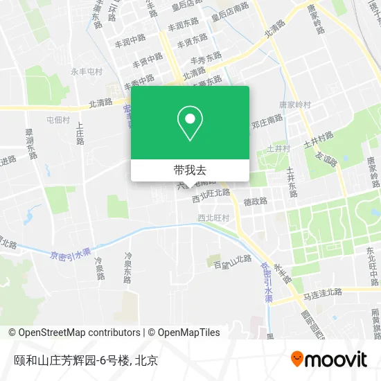 颐和山庄芳辉园-6号楼地图